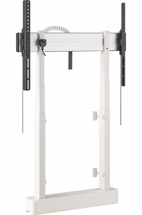 Vogels RISE Elektrický TV lift s montáží podlaha-stěna, rychlost 80 mm/s bílý