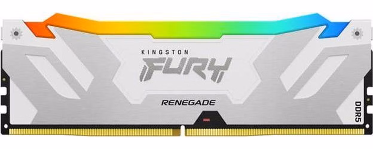 KINGSTON 16GB 8000MT/s DDR5 CL38 DIMM FURY Renegade RGB White XMP