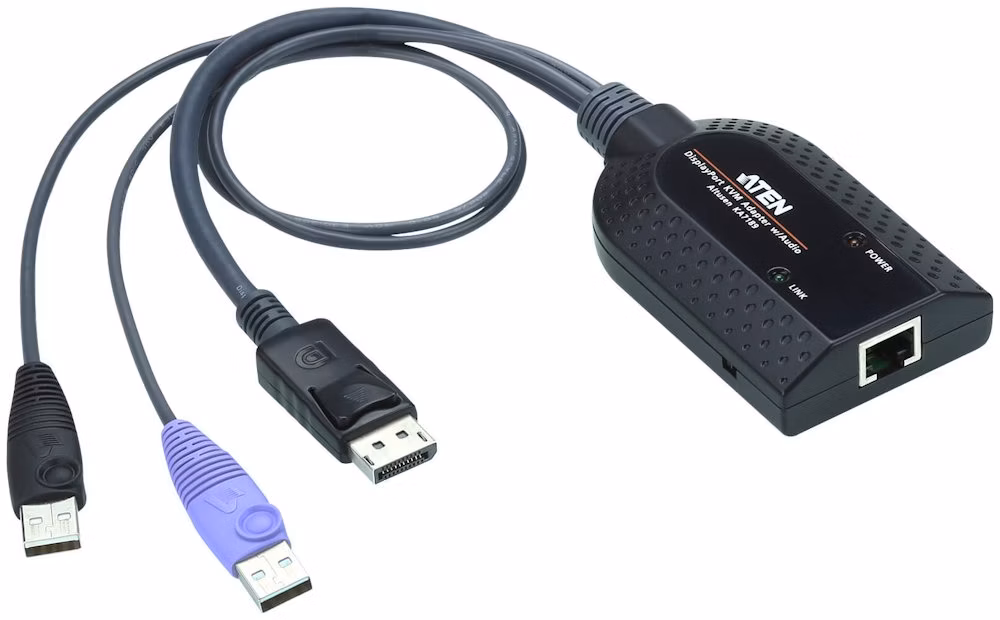 ATEN USB DisplayPort Virtual Media KVM Adapter Cable