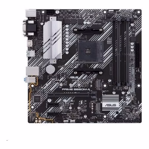 ASUS MB Sc AM4 PRIME B550M-A, AMD B550, 4xDDR4, 1xHDMI, 1xDVI, 1xVGA, mATX