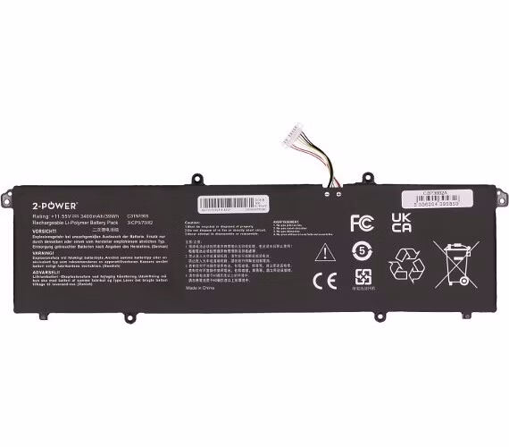 2-Power baterie pro ASUS ( C31N1905 alternative ) 3 ?lánková Baterie do Laptopu 11,55V 3400mAh