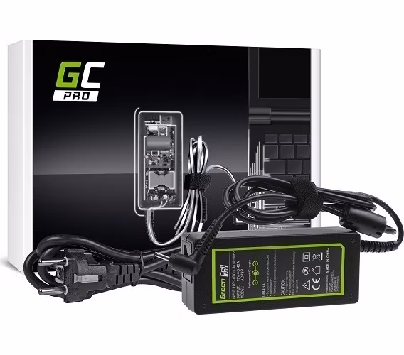 Green Cell PRO Charger / AC Adapter 19V 3.42A 65W for Acer Aspire S3 S3-331 S3-371 S3-951 S7-391 S7 S7-392 S7-393