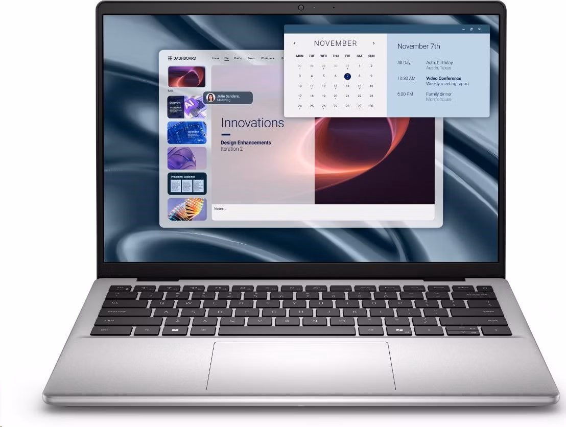 Dell Pro 14 Essential PV14255/AMD AI5 330/16GB/512GB SSD/14"FHD+/AMD Radeon/FgrPr/4 Cell/WLAN/Backlit Kb/W11 Pro/3Y PS