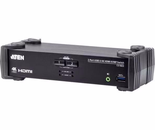 ATEN 2-Port USB3.0 4K HDMI KVMP Switch