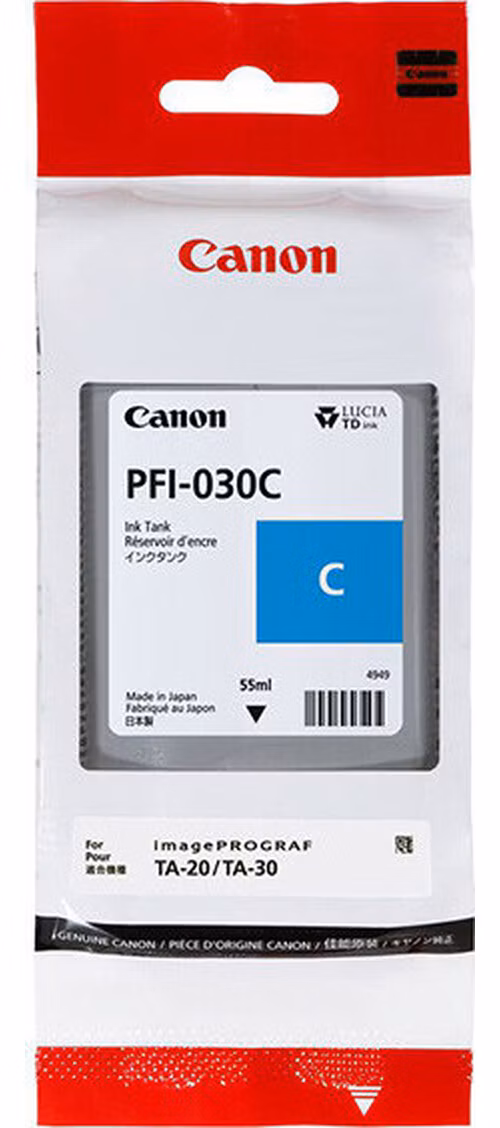Canon CARTRIDGE PFI-030 C azurová pro imagePROGRAF TM-240 a TM-340