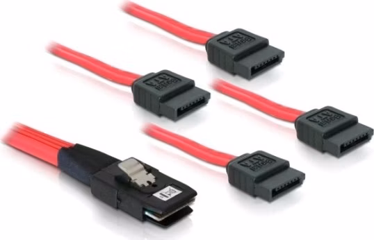 Delock kabel SAS mini 36-pin / 4x SATA 50 cm