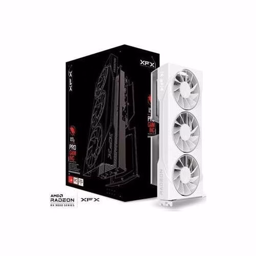 XFX Radeon RX-9060XT Swift OC White Triple Fan Gaming Edition 16GB GDDR6, 2xDP, HDMI