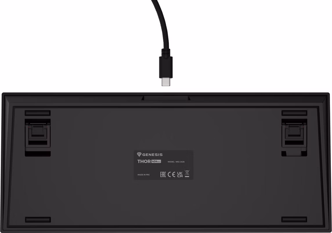 Herná mechanická klávesnica Genesis THOR 404/GenX Abyssal/Drôtové USB-A/US/Čierna