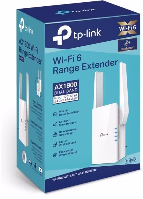 TP-Link RE605X [AX1800 Wi-Fi Extender]