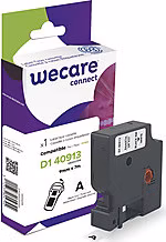 WECARE ARMOR páska kompatibilní s DYMO S0720680,Black/White,9mm*7m