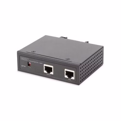 Digitus Průmyslový Gigabit PoE++ Splitter,802.3bt volitelný výstupní výkon:12VDC,16VDC,24VDC,48VDC, Provozní teplota: -40o až +75o