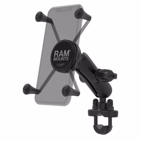 RAM zostava - veľký držiak X-Grip so stredným ramenom a úchytom U-Bolt na priemer 0,50" až 1,25"