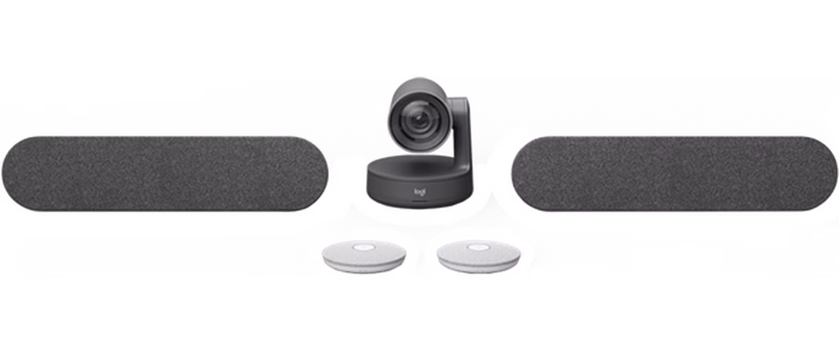 Logitech® Rally Plus Ultra-HD ConferenceCam - WHITE MICPOD