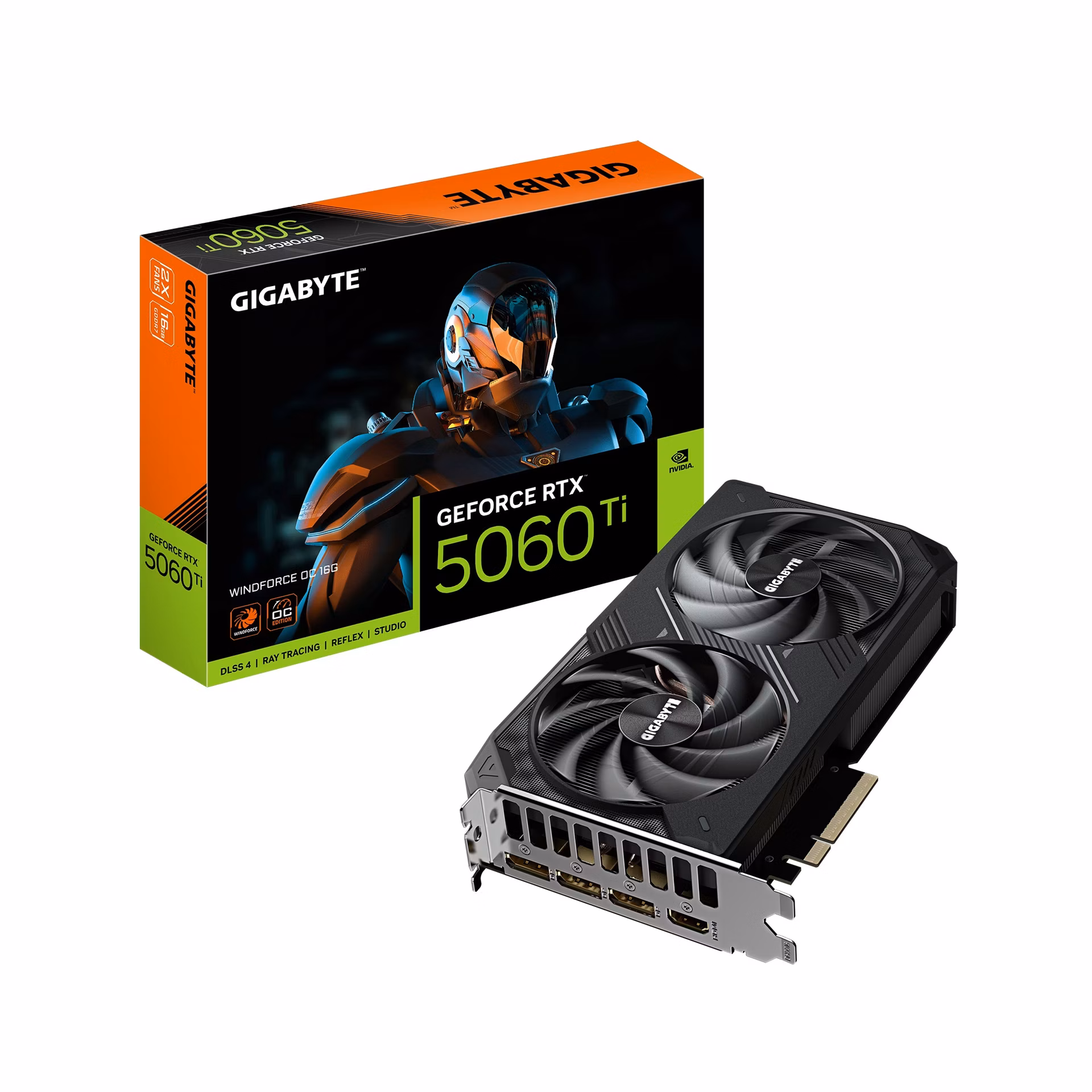 GIGABYTE GeForce RTX 5060 Ti WINDFORCE/OC/16GB/GDDR7