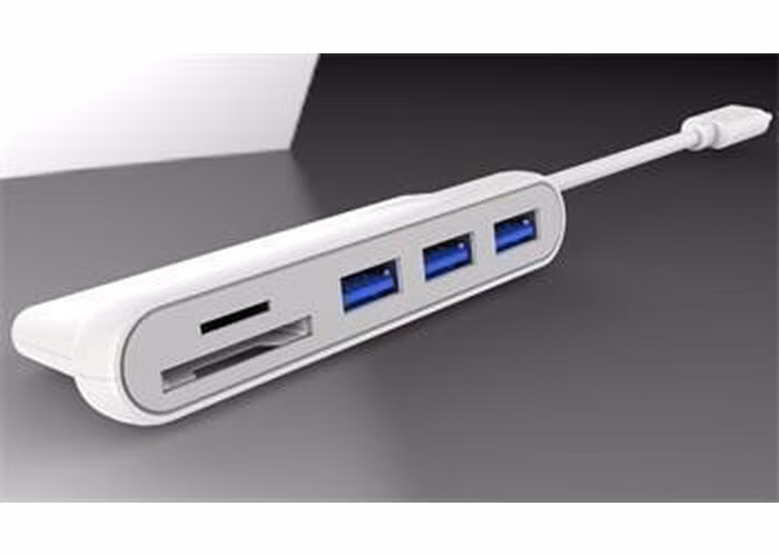 PremiumCord 5G SuperSpeed USB3.1 Typ-C hub 3x USB3.0 + čtečka SD karet