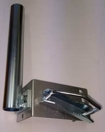 Držák antény na stožár pro NanoStation s náklonem, galvanický zinek, délka 7cm