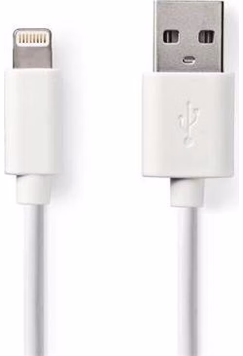 Nedis CCGB39300WT30 - Synchronizační a nabíjecí kabel | Apple Lightning - USB A Zástrčka | 3 m | Bílá barva