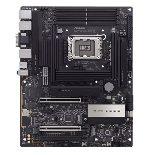 ASUS MB Sc LGA1851 PRO WS Z890-ACE SE, Intel Z890, 4xDDR5, 1xThunderbolt, 1xHDMI, 1xVGA, ATX