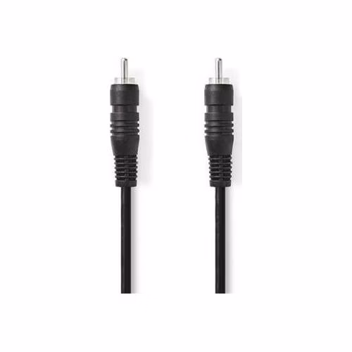 Nedis CAGB24170BK20 - Digitální Audio kabel | RCA Zástrčka - RCA Zástrčka | 2 m | Černá barva