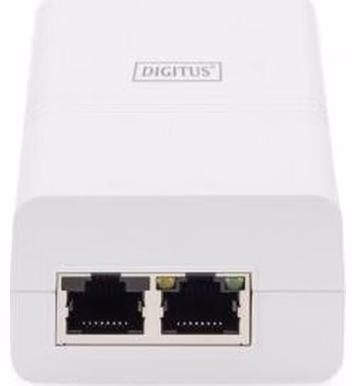 DIGITUS Gigabit Ethernet PoE Injektor, 802.3af, white 802.3af, 15,4 W small housing, white