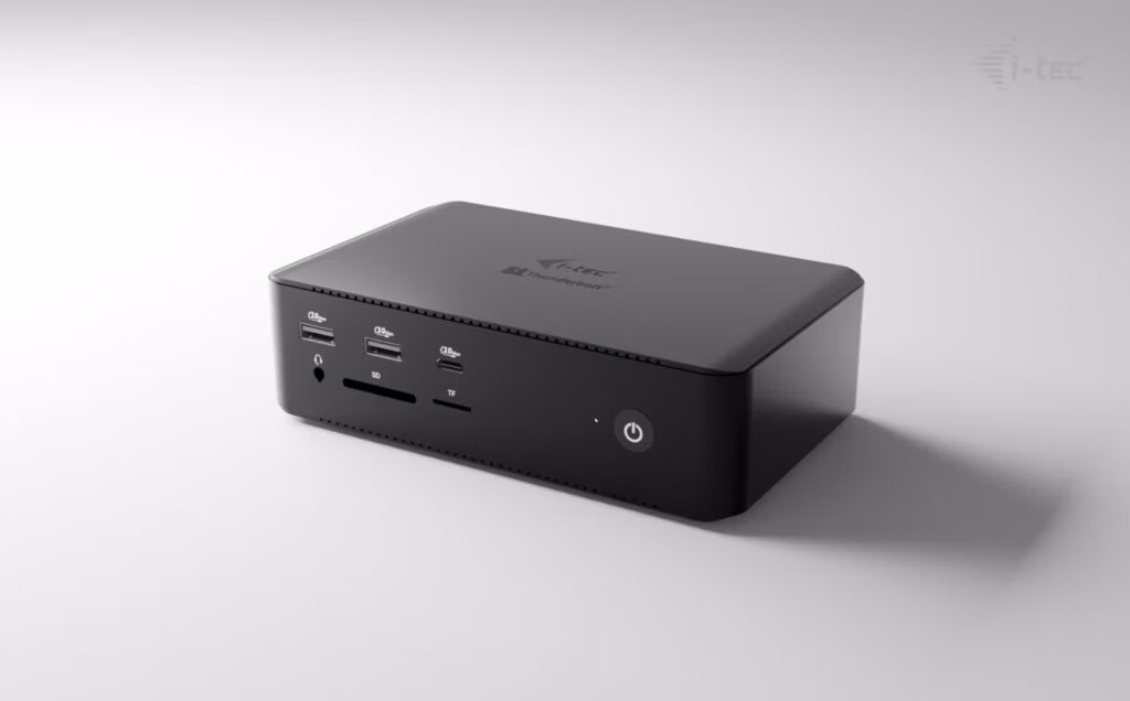 i-tec dokovací stanice Thunderbolt 5 Quattro Display Dock, 2x HDMI, 1x USB-C video, Power Delivery 140W