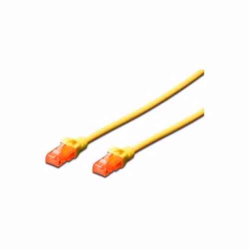 Digitus Ecoline Patch Cable, UTP, CAT 6e, AWG 26/7, žlutý 2m, 1ks