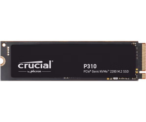 Crucial P310 4TB SSD PCIe Gen4 NVMe M.2 2280, r7100MB/s, w6000MB/s
