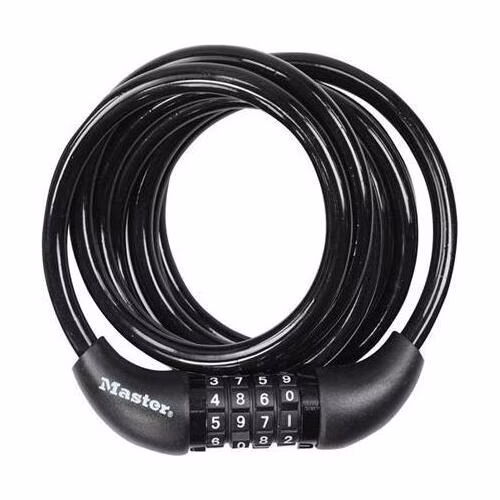 Master Lock Spirálový kombinační zámek na kolo 8221EURDPRO - 1,8m