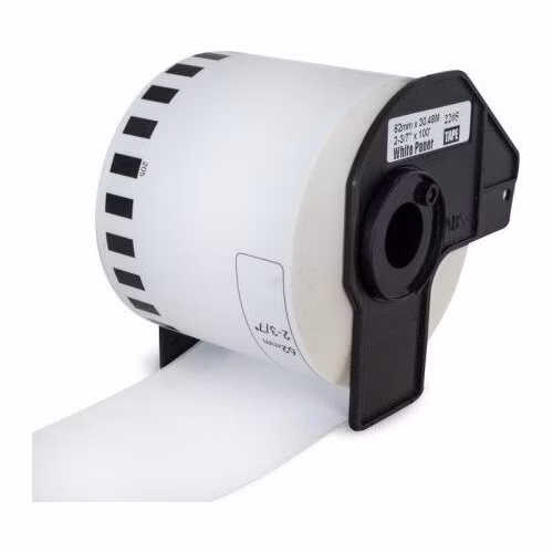 PRINTLINE kompatibilní etikety s Brother DK-22205, papírová role 62 x 30,48mm