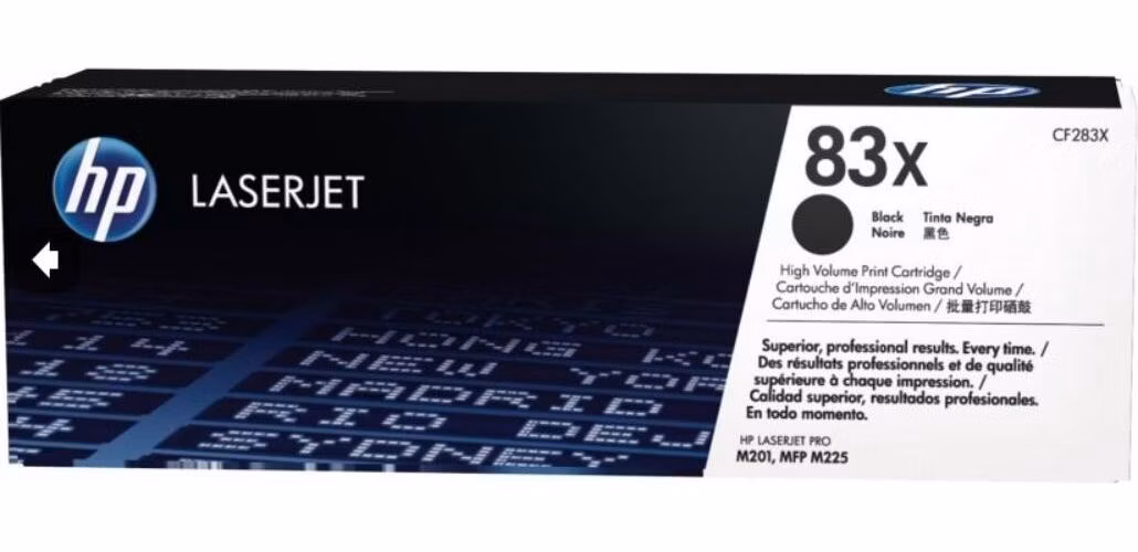 HP tisková kazeta černá velká, CF283X, originál