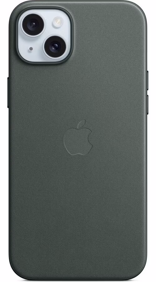 iPhone 15 Plus FineWoven Case with MagSafe - Evergreen