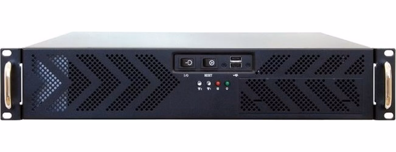 CHIEFTEC rack 19" 2U UNC-210T-B-U3 400W, USB 3.0, černý