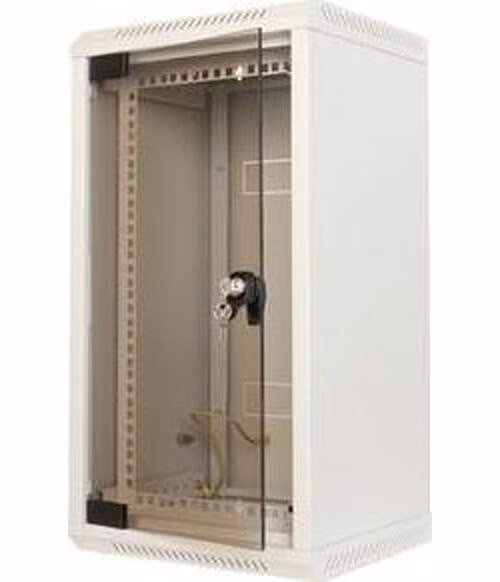 Triton 10" - 10U nebo 19" - 5U, rozvaděč jednodílný, 260mm celoskleněné dveře