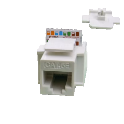 DATACOM Keystone RJ45 UTP CAT5E samořezný bílý