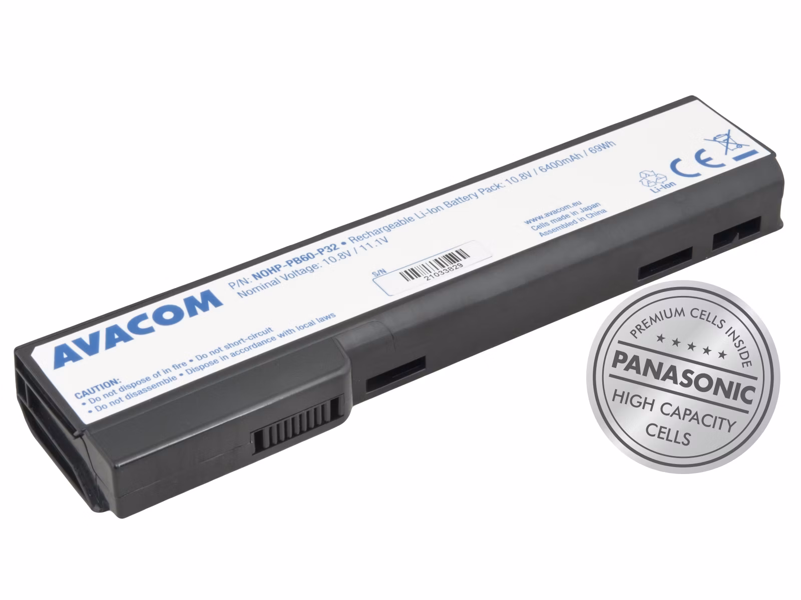 AVACOM Náhradní baterie HP ProBook 6360b, 6460b series Li-Ion 10,8V 6400mAh 69Wh