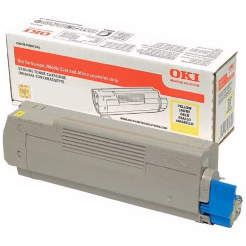 Žltý toner OKI pre C612 (6 000 strán)