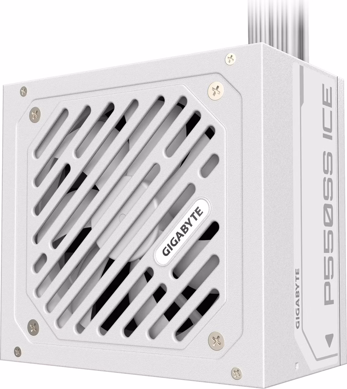 GIGABYTE zdroj P550SS ICE, 550W, 80+ Silver, 120mm, ATX 3.0, bílá