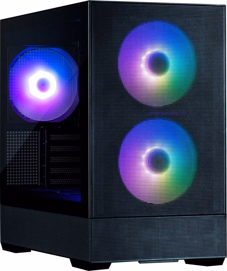 Zalman skříň P30 AIR Black / miniT / 3x140mm fan ARGB / USB 3.0 / USB-C / temperované sklo / mesh panel / černá
