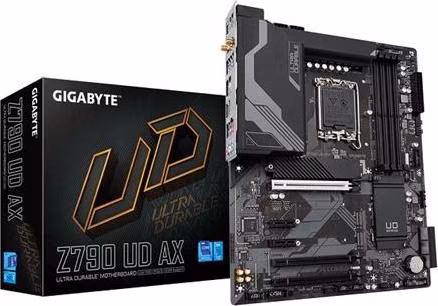 GIGABYTE MB Sc LGA1700 Z790 UD AX, Intel Z790, 4xDDR5, 1xDP, 1xHDMI, WI-FI