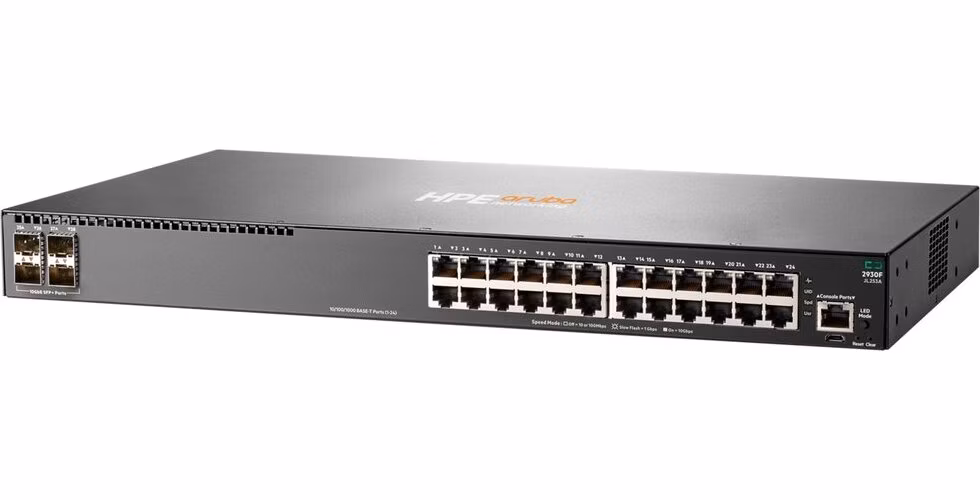 HPE Aruba Networking 2930F 24G 4SFP+ Switch