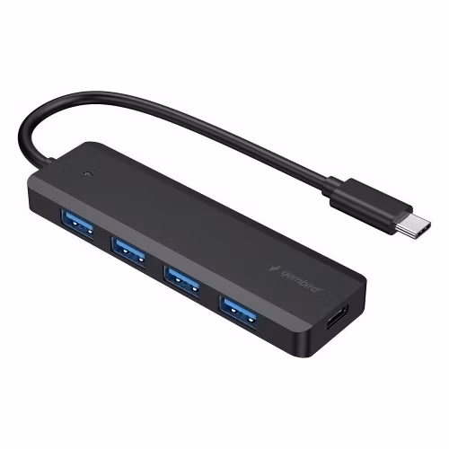 GEMBIRD Rozbočovač USB 3.1 (Gen 1) typu C Gembird, 4portový