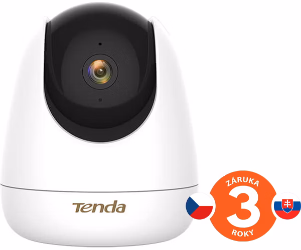 Tenda CP7 Security 4MP Wi-Fi otočná kamera, nočné videnie, dvojcestné audio, microSD, RJ45, CZ aplikácie