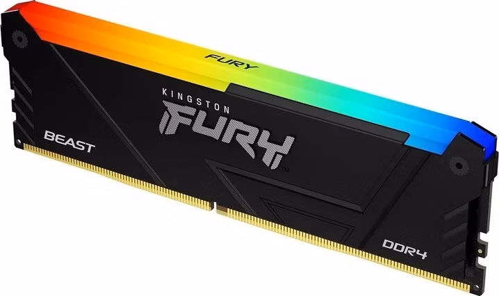 KINGSTON FURY Beast RGB 64GB DDR4 3600MT/s / DIMM / CL18 / KIT 2x 32GB