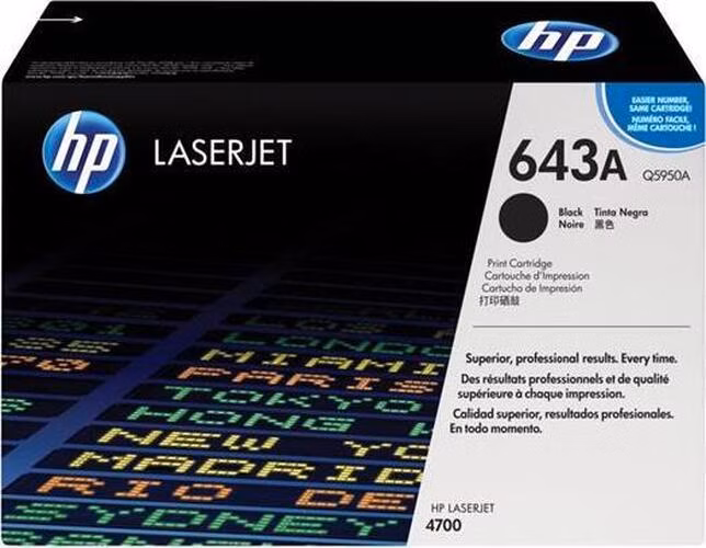 HP toner 643A/Black/11 000 stran