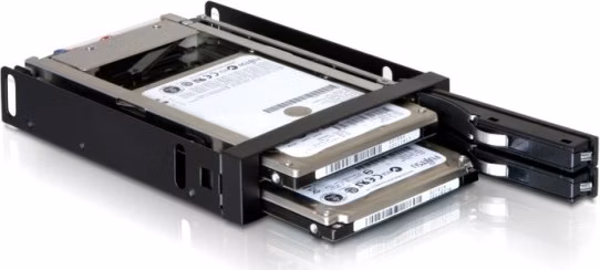 DeLock výměnný rámeček 3,5" pro 2x 2,5" SATA HDD