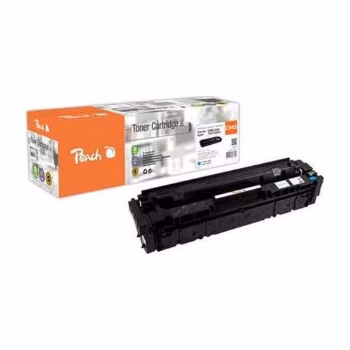 PEACH kompatibilní toner Canon CRG-045, azurová, 1300str.