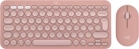Logitech® Pebble 2 Combo - TONAL ROSE - US INT'L - 2.4GHZ/BT
