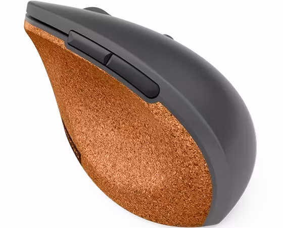 Lenovo Go/Ergonomická/Optická/Pro praváky/2 400 DPI/Bezdrátová USB/Šedá