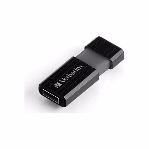 VERBATIM USB Flash Disk Store 'n' Go PinStripe 128GB - Black