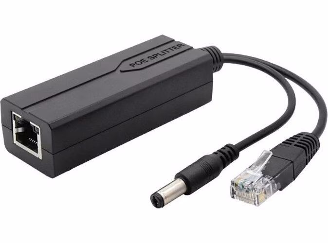 XtendLan XL-POES-12V1, PoE splitter 802.3af/at, 100Mb, stabilizovaných 12V/1.2A jack, přep. ochrana